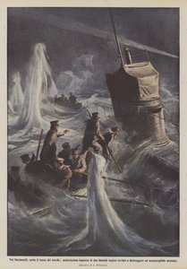 A Dardanellákon, a törökök tüze alatt, két angol hajó merész vállalkozása küldött?