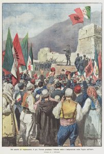 Gjirokastra várában Ferrero tábornok Albániát egyesültnek és függetlennek nyilvánította az olasz törvények értelmében