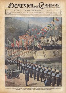Spezia vizében alkotó: Achille Beltrame