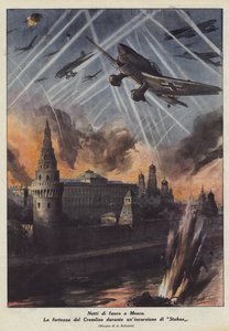 Tűzes éjszakák Moszkvában alkotó: Achille Beltrame