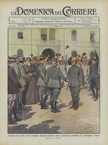 Kitüntetések egy bátor, hősies bersagliere Bennának, aki mellett édesanyja és katonatársai elé került?