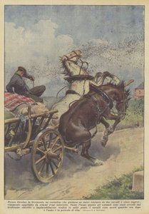 A németországi Stendal közelében járt egy farmer, aki kétlovas szekeret vezetett?
