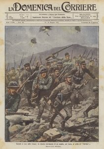 Amikor kijössz a lövészárokból, egy roham elsöprő lendülete a karszton, Savoyai kiáltására!