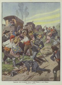 Véres harc francia csendőrök és andalúz cigányok között Lunelben (Franciaország)