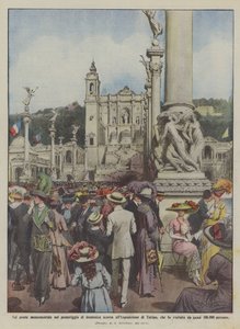 Ki látogatott meg múlt vasárnap délután a torinói kiállítás monumentális hídján?