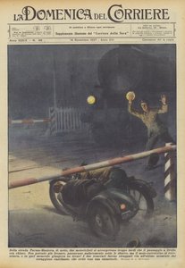 A Parma-Mantova úton éjszaka két motoros túl későn vette észre, hogy?