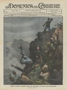 Szörnyű hegyi kaland ért két alpesi katonát, csaknem kétszáz méterről zuhant