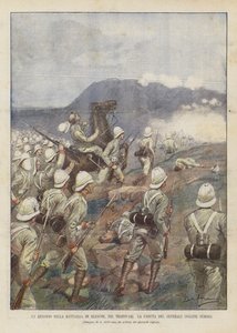 Egy epizód a glencoe-i csatából, a Transvaalban Az angol General Symons bukása alkotó: Achille Beltrame
