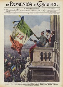 Húsz évvel ezelőtt, amikor május 24-én háborút hirdettek, a király a Quirinale-ból meglengette a trikolórt?
