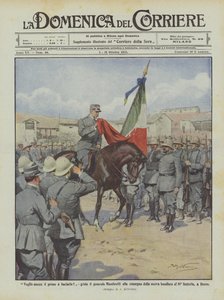 Elsőként akarok megcsókolni!Kiáltja Mambretti tábornok, amikor átadják az új zászlót?
