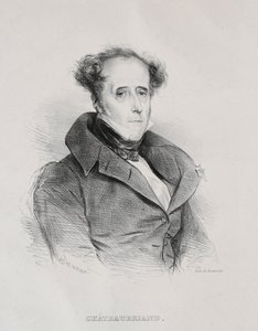 Francois Rene Auguste Victome de Chateaubriand. alkotó: Achille Devéria