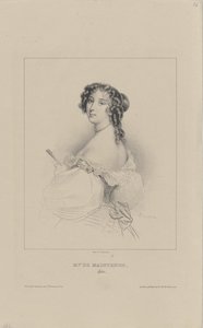 Françoise dAubigné, Marquise de Maintenon 1635-1719, 1830-1840. alkotó: Achille Devéria