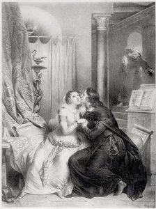 Heloise és Abelard alkotó: Achille Devéria