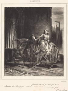 Burgundiai Johanna alkotó: Achille Devéria