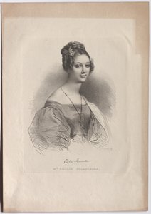 Emilie Sczaniecka kisasszony alkotó: Achille Devéria