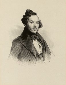 Emilien Desmaisons (1812-1880) rajzoló és litográfus portréja. (IFF 65) alkotó: Achille Devéria