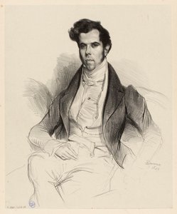 Horace Say (1794-1860) közgazdász és képviselő portréja alkotó: Achille Devéria