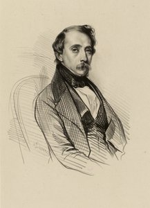 François-Alexandre David litográfus portréja (IFF 190) alkotó: Achille Devéria