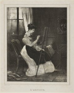 A művész alkotó: Achille Devéria