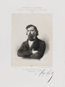 Nemzetgyűlés, Népképviselők Galériája - Jules André Sébastien Fargin-Fayolle (Allier) alkotó: Achille Devéria