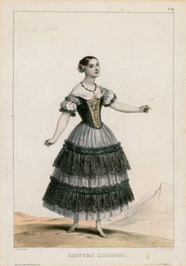 Spanyol jelmez alkotó: Achille Devéria