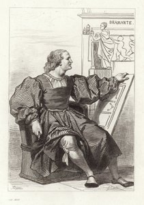 Donato Bramante, olasz építész alkotó: Achille Devéria