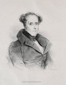Francois René Auguste Victome de Chateaubriand alkotó: Achille Devéria