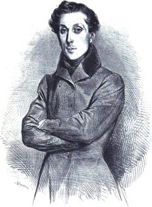 Alphonse de Gisors francia építész portréja, litográfiai portré