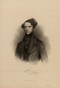 Theodor Döhler zeneszerző portréja 1814-1856. alkotó: Achille Devéria