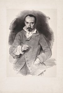 Önarckép, 19. század második negyede. alkotó: Achille Devéria