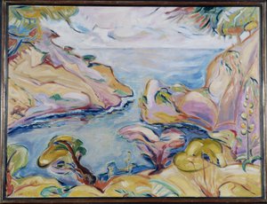 Figuerolle-i Calanque in La Ciotat Achille-Emile (Achille Emile) Othon Friesz (1879-1949) 1907 Kötelező megemlítés: a Provence Alapítvány tiszteletének gyűjteménye, Marseille