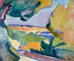 Mediterrán táj, 1907 körül (olaj, vászon)