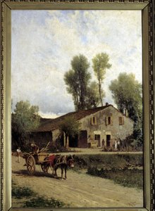 Giuseppe Verdi születési helye Roncole di Bussetóban alkotó: Achille Formis Befani
