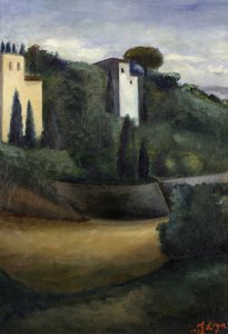 Villák Fiesole-ban alkotó: Achille Lega