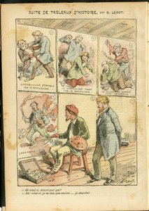Illusztráció: Achille Lemot (1846-1909) a Le Pelerinben, 06.05.20 - Történelmi festmények sorozata - Anarchista anarchizmus, radikalizmus, művészet, forradalom, opportunizmus, bizonytalanság, szocializmus - festőművészek alkotó: Achille Lemot