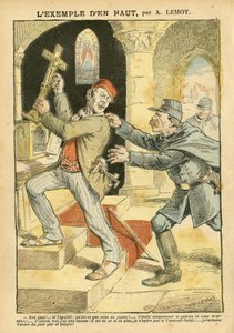 Achille Lemot (1846-1909) illusztrációja a Le Pelerinben alkotó: Achille Lemot