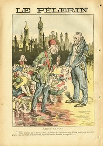Achille Lemot (1846-1909) illusztrációja a Le Pelerinben alkotó: Achille Lemot