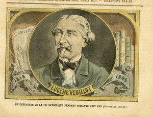 Illusztráció Achille Lemotról (1846-1909) Le Pelerinben, 01.10.05 - A katolikus hit védelmezője hatvannyolc éve - Sajtó/Média, Valláshit, L