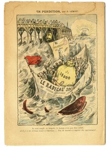 Illusztráció Achille Lemotról (1846-1909) a Le Pelerinben, 2009.06.20. - A kárhozatban - Radikalizmus, választások, antimakonizmus, szabadulás, tengeri tengeri tengerpart, tizenötezer, parlamenti kárpótlás, radikális és radikális szocialista párt - hal, cá alkotó: Achille Lemot