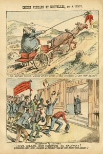 Achille Lemot (1846-1909) illusztrációja a Le Pelerinben, 2007.10.20 - régi és új dolgok - Elysee, Szocializmus, Ministere - Jaures Jean, Ane - Portfolio alkotó: Achille Lemot