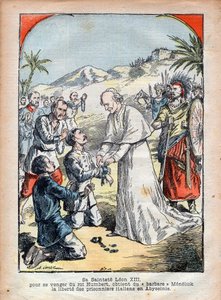 XIII. Leó pápa (Vincenzo Gioacchino Pecci alkotó: Achille Lemot