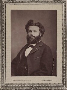 Camille Flammarion portréja 1842-1925, 1880. alkotó: Achille Melandri