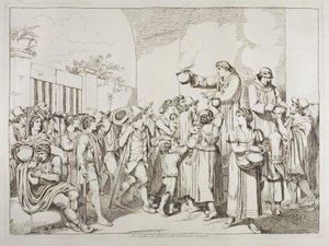 A szerzetesek alamizsnái alkotó: Achille Pinelli