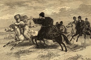 Engraving in “The Peoples of the Earth” 1890 (engraving) alkotó: Achille Sirouy