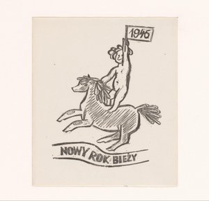 Mária Krisztussal és három galambbal alkotó: Ad. Hoffmann (signed by artist)