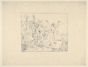 Szabad feketék Haytiben a Konföderációs háborús rézkarcokból, 1861-63. alkotó: Adalbert John Volck