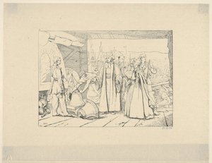 Ágyúba öntendő harangok felajánlása a Konföderációs háborús rézkarcokból, 1861-63. alkotó: Adalbert John Volck