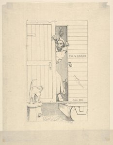 Átjárás Baltimore-on keresztül a Konföderációs háborús rézkarcokból, 1861-63. alkotó: Adalbert John Volck