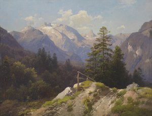 Prof. Waagen a ... Tauern Berchtesgadenből alkotó: Adalbert Waagen