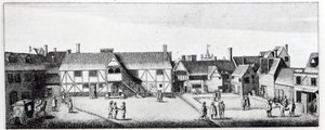 A londoni Arundel-ház déli képe, Hollar Wenceslaus metszet 1646-ban, és 1792-ben adták ki alkotó: Adam Alexius Bierling